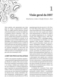 APLICANDO A TERAPIA COMPORTAMENTAL DIALÉTICA: UM GUIA PRÁTICO - DBT