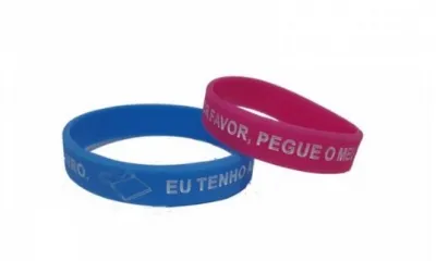 BRACELETE TENHO ALGO A DIZER: AZUL