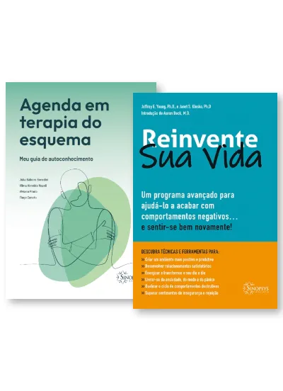 Kit Agenda em terapia do esquema + Reinvente sua vida